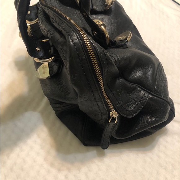 Gucci Authentic Leather Handbag travel  Tote - Picture 8 of 16